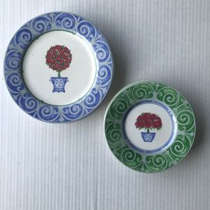 Victoria & Beale “English Manor” 3 Porcelain Salad/Dessert Plates And 3 …